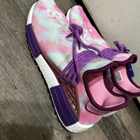 Pharrell X Adidas Human Race NMD Hu Holi Festival Pink Glow nwt - Picture 4 of 9